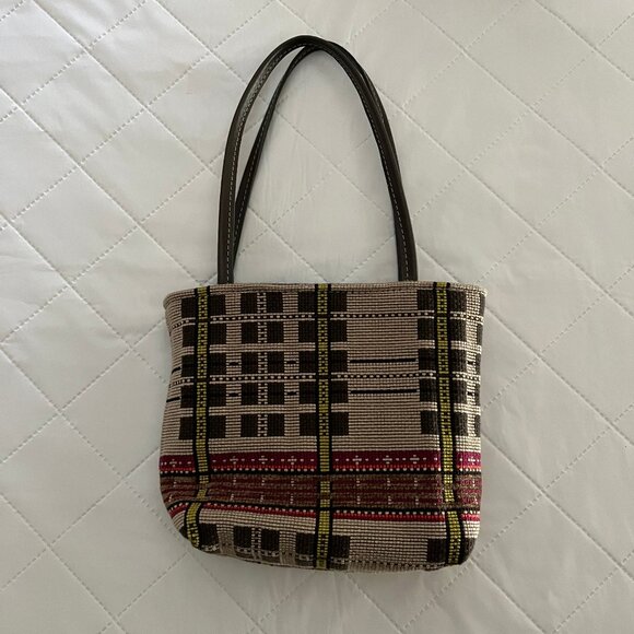 Upholstery/Tapestry Fabric Mini Tote by me*mo - Authentic - Picture 5 of 17